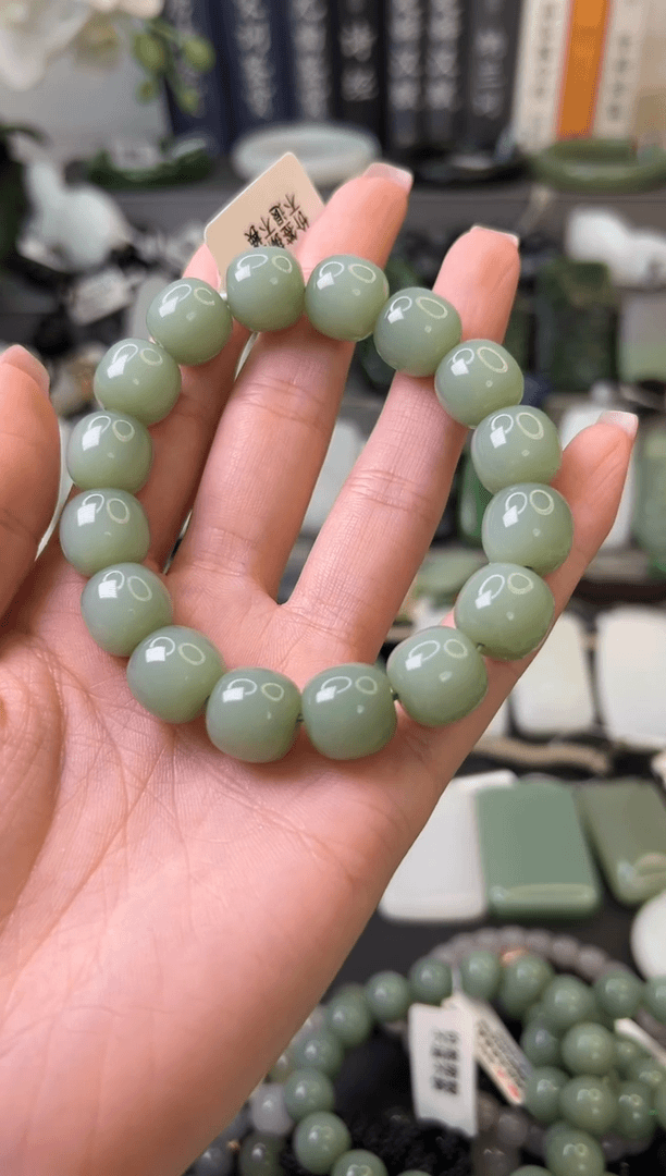 【闪购商品】和田玉（碧玉）手串未镶嵌手串