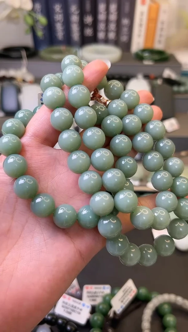 【闪购商品】和田玉（碧玉）颈饰未镶嵌项链