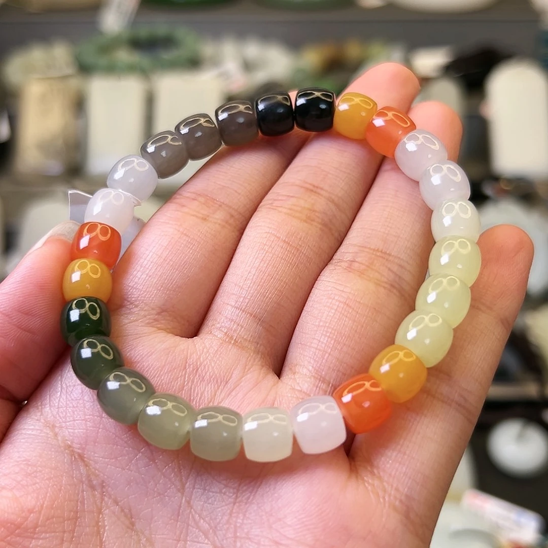 和田玉手串未镶嵌