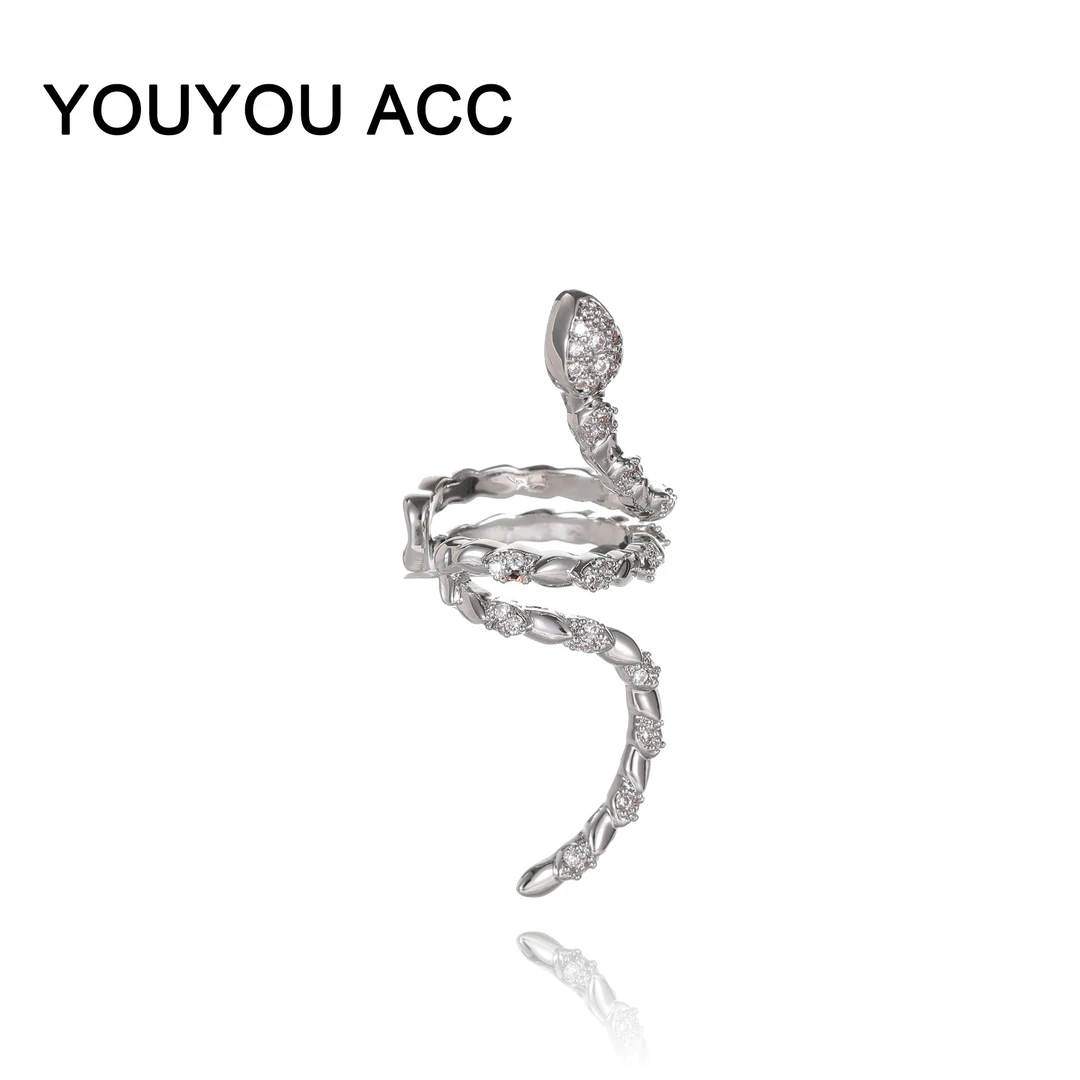 铜合金耳饰耳饰【悠柚】之拥-网红款银色ins耳钉简约情侣耳环303