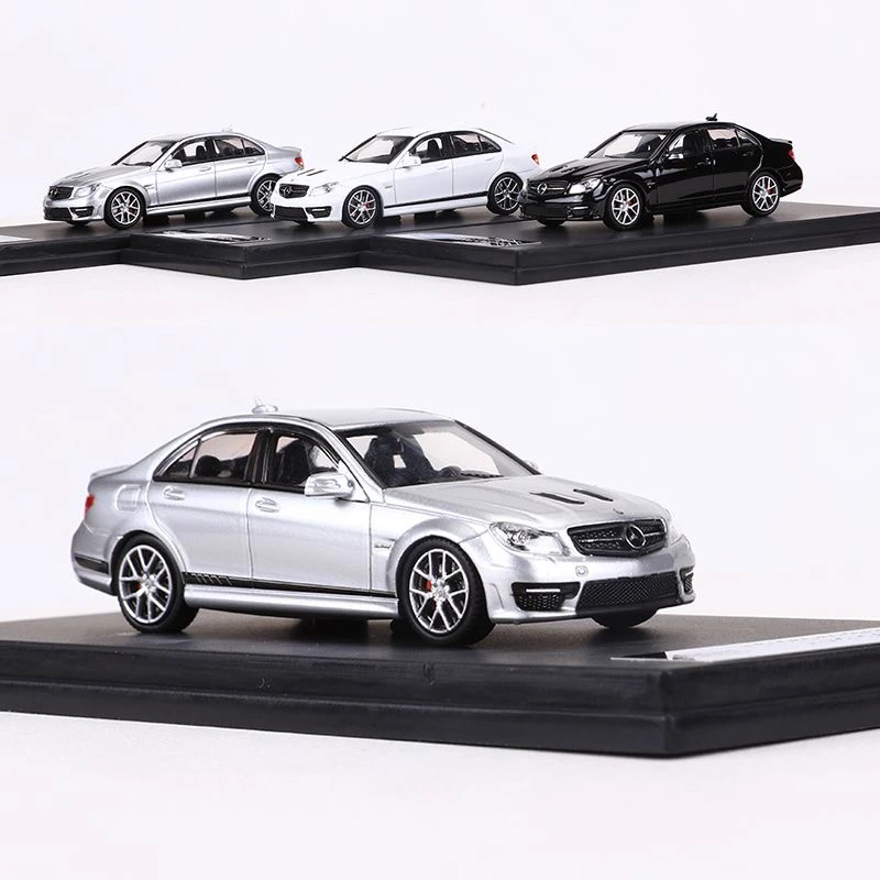 KING MODEL 1:64奔驰C63 W204 AMG仿真合金汽车模型收藏礼物