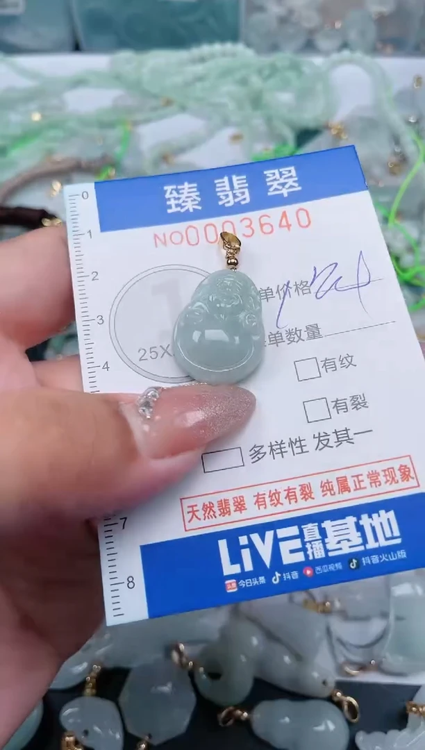 【闪购商品】翡翠颈饰未镶嵌.0003640