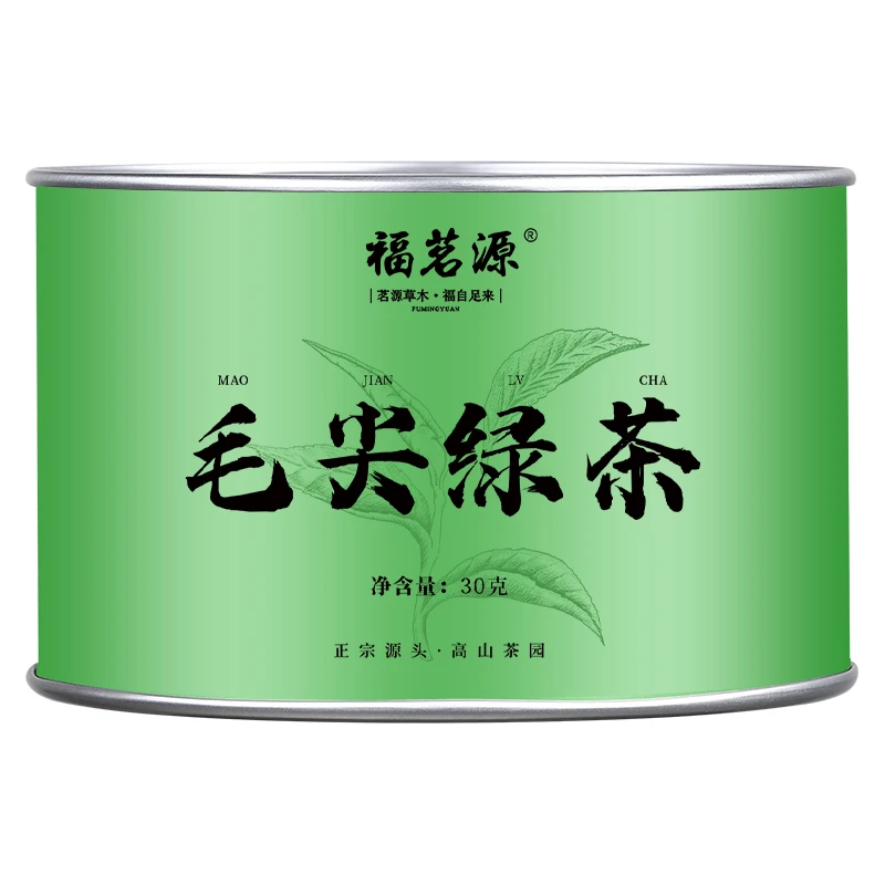 福茗源茶叶毛尖茶 2025新茶春茶明前一级罐装河南 正宗绿茶好茶叶