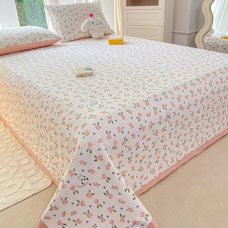 【四季床盖】莫小柔水洗棉四季床盖双面防滑榻榻米夹棉绗缝