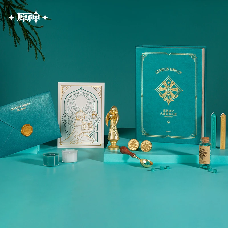 【原神官方】蒙德追忆火漆印章礼盒 Genshin 摆件
