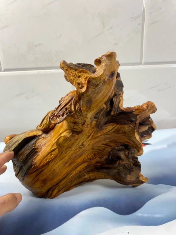 品名：《摆财》纯手工雕刻，匠心