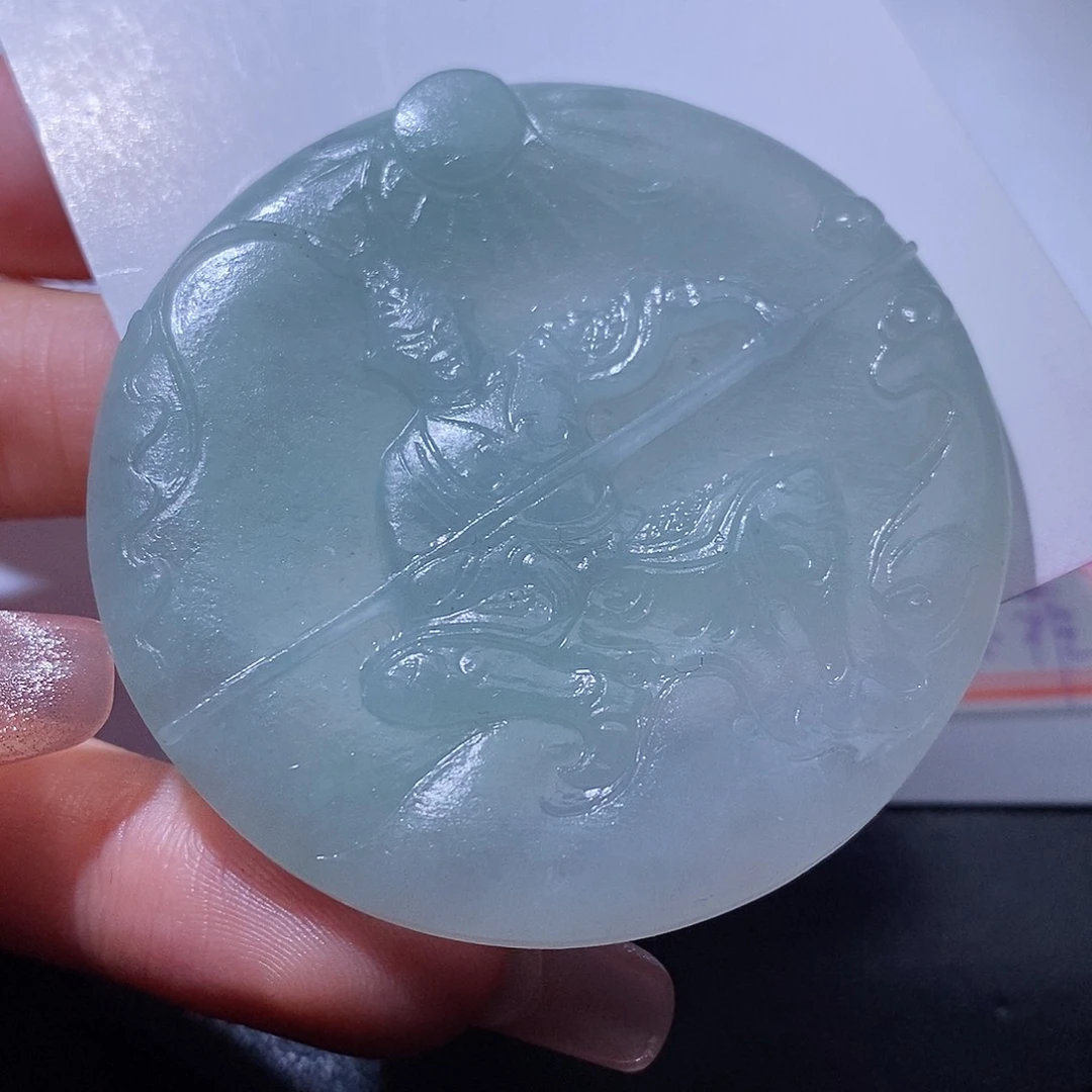 定制翡翠未镶嵌吊坠