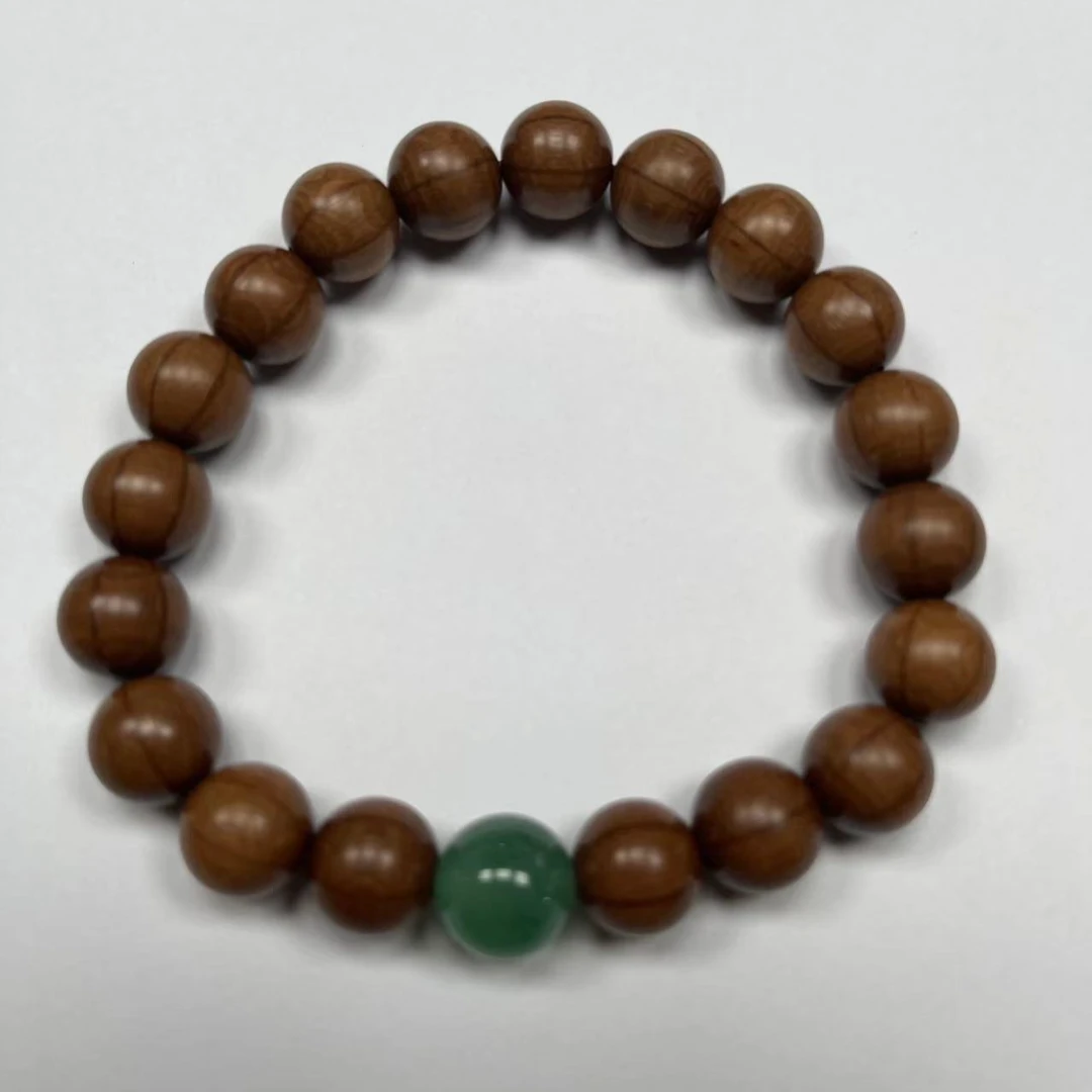 非洲翠降龙木手串卡10单圈