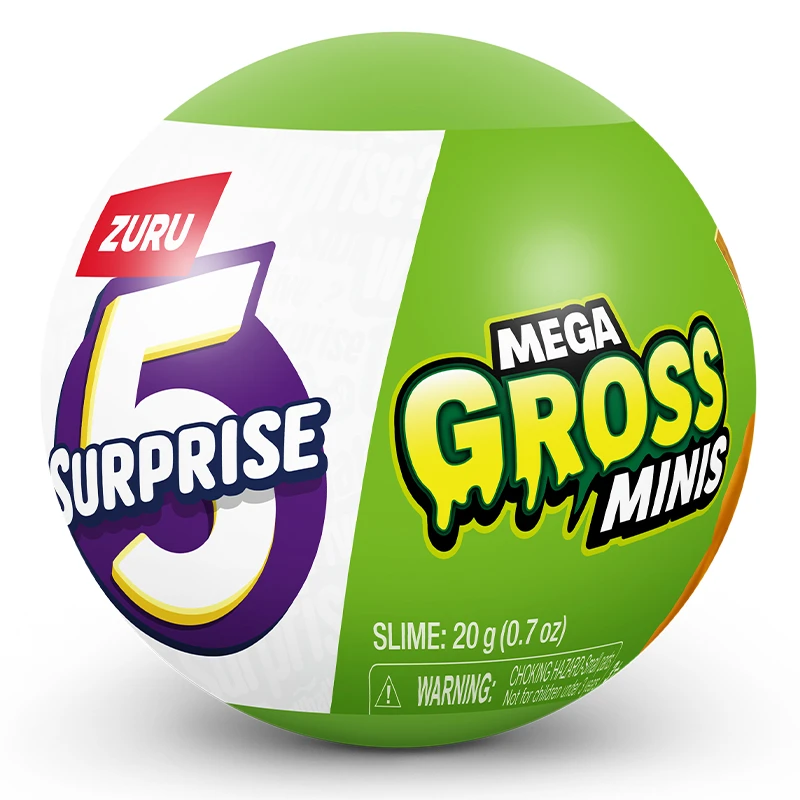 ZURU五倍惊喜球 恶搞整蛊盲盒微缩模型玩具儿童大人恶心球盲盒