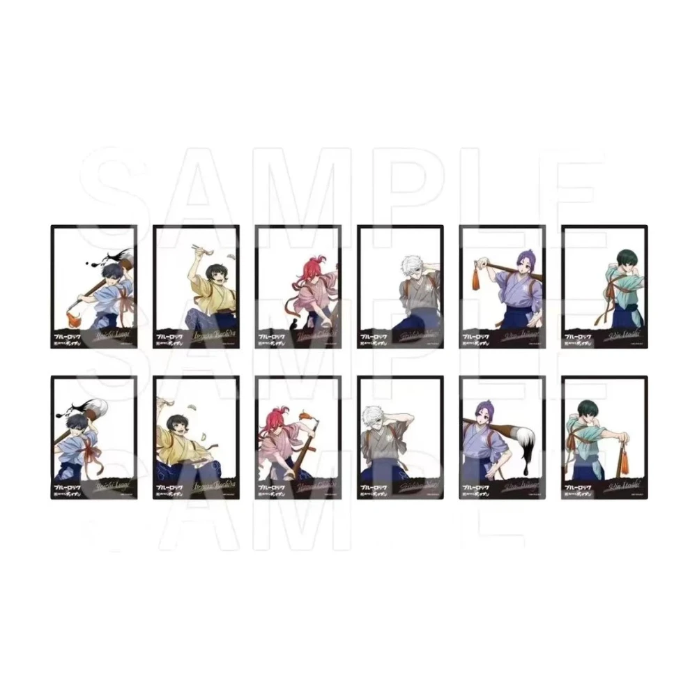 蓝色监狱 肉汁饺子联动吧唧 透卡 日本动漫收藏徽章 盲盒代拆