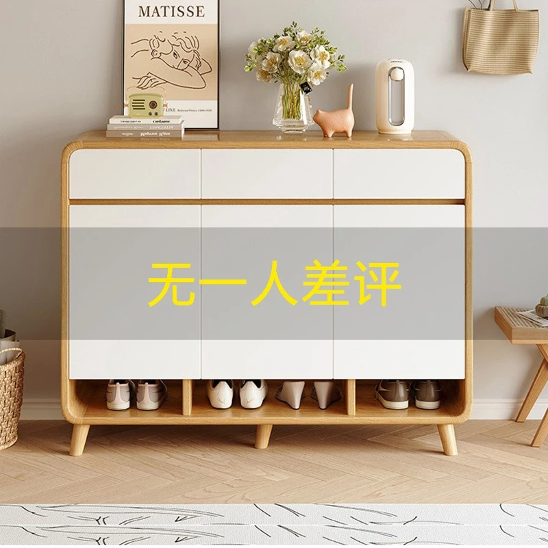 大容量鞋柜门口家用入户门楼道外玄关柜一体收纳储物新款鞋架