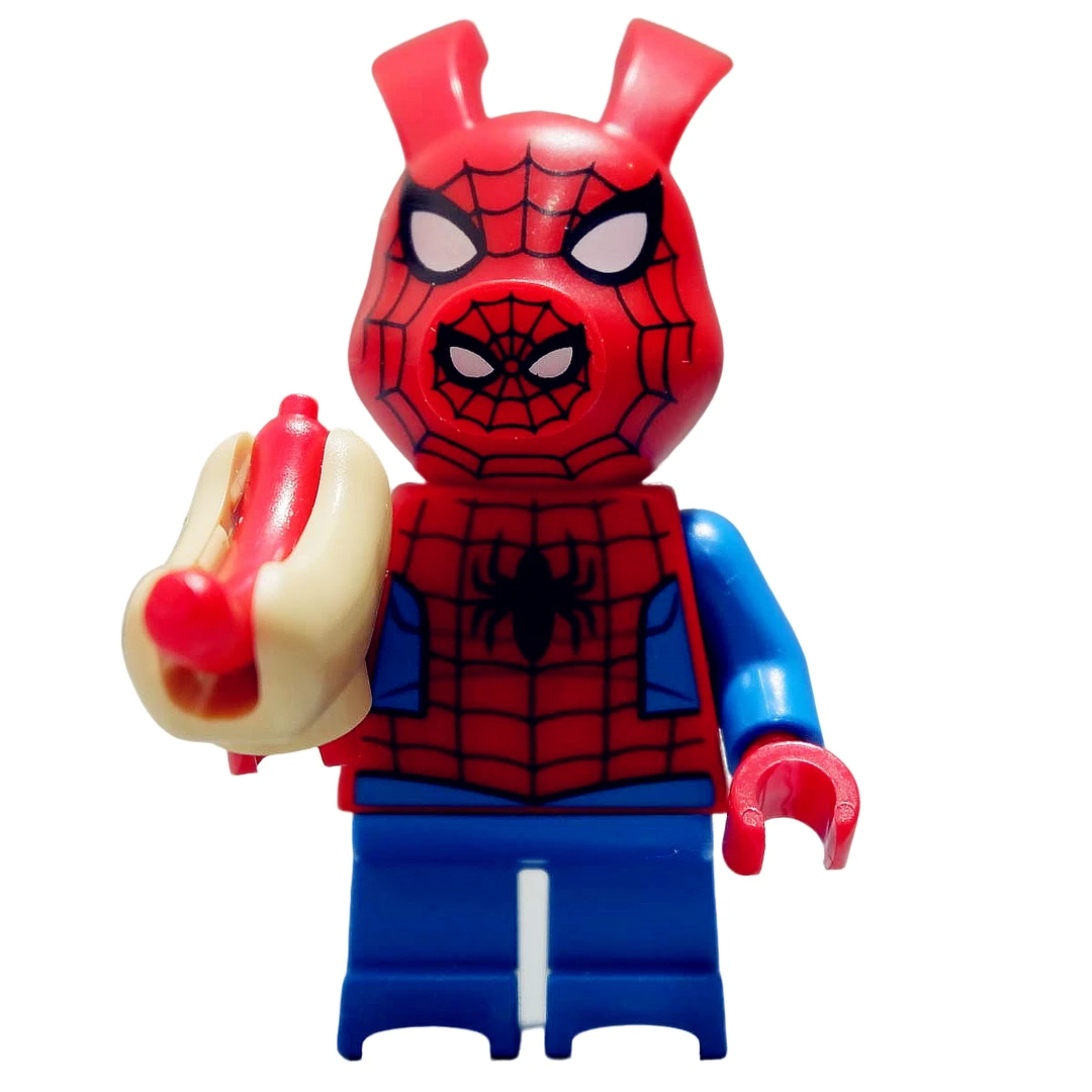正品r 超级英雄人仔 SH638 SpiderHam 蜘猪侠 76151 76178