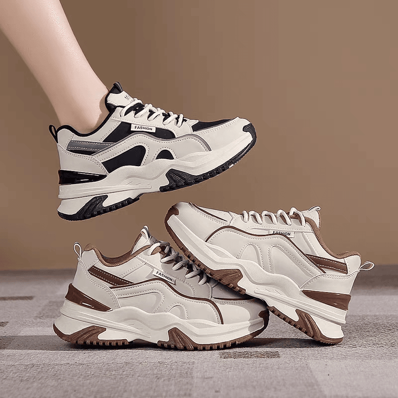 运动鞋女秋季2023年新款休闲女鞋爆款厚底百搭鞋子老爹女款透气