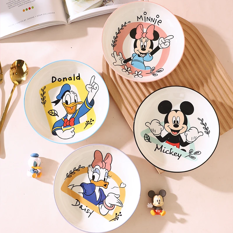 【李晨nic专属】迪士尼高温陶瓷餐具7英寸条纹深盘