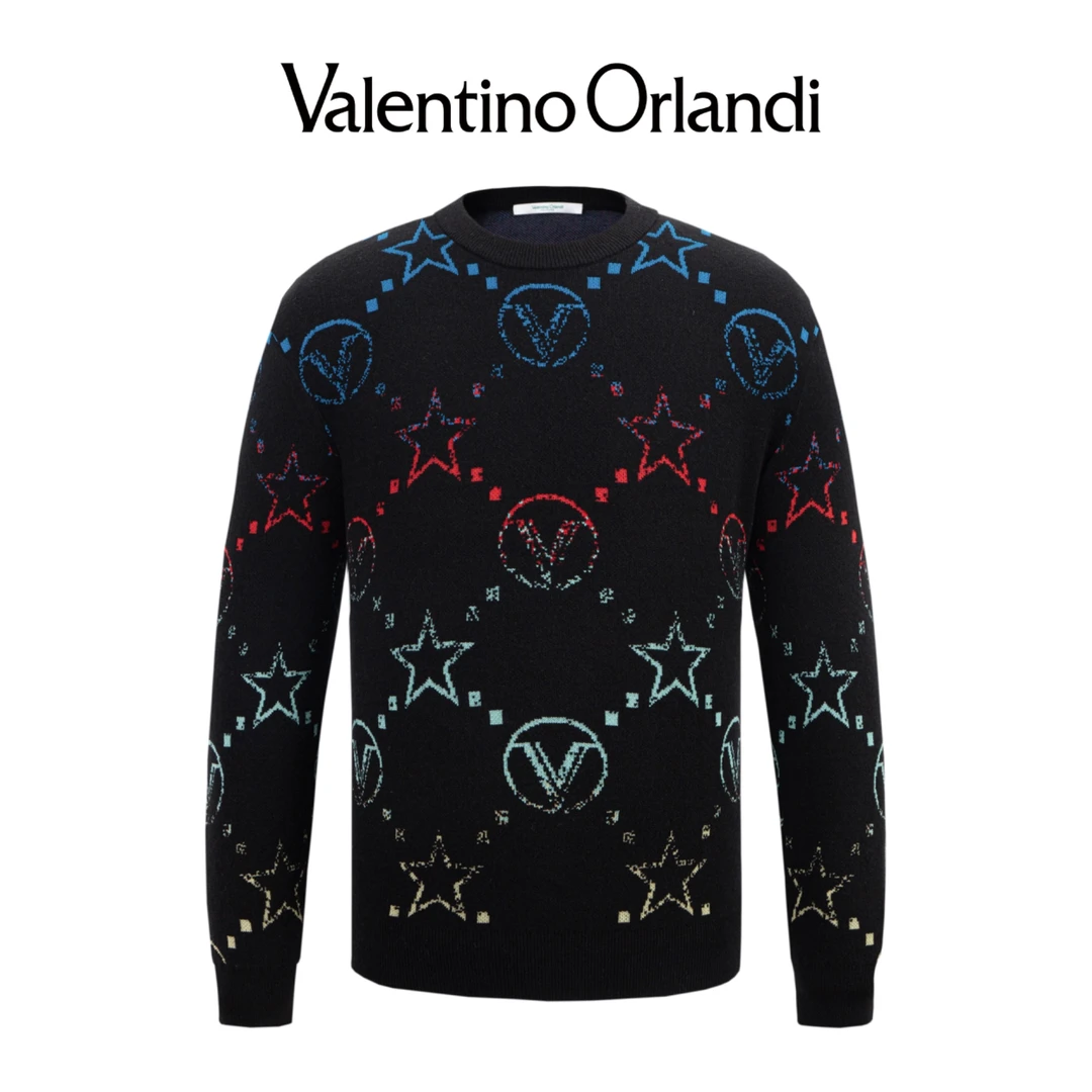 VALENTINO ORLANDI/华伦天奴.奥兰迪新款秋冬季休闲圆领羊毛衫