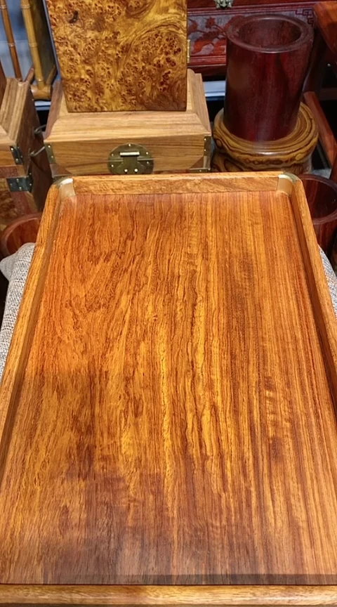 【闪购商品】木根雕茶盘