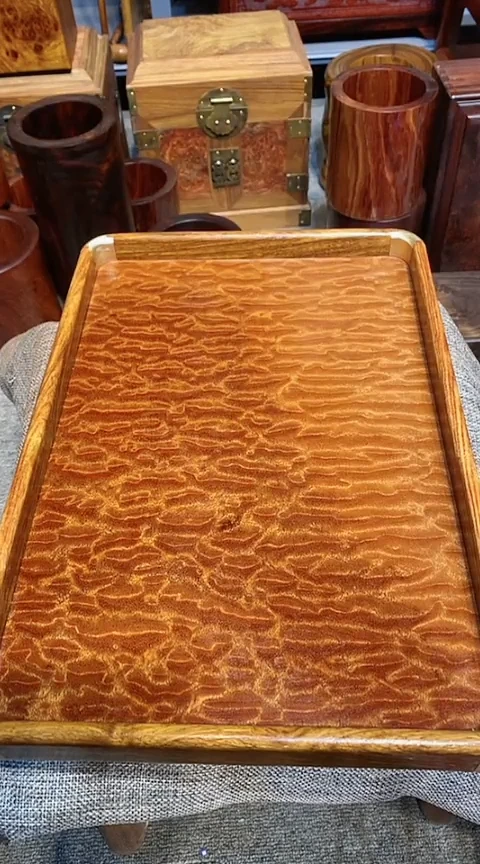 【闪购商品】木根雕茶盘