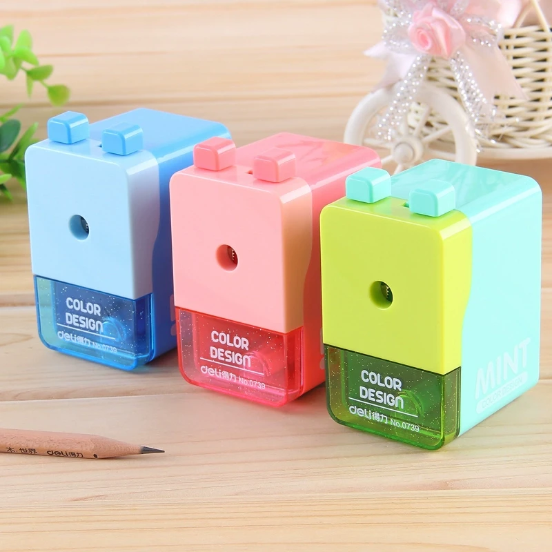 削笔机卡通铅笔刀转笔刀小学生刨笔机文具手摇卷笔刀多色不伤手