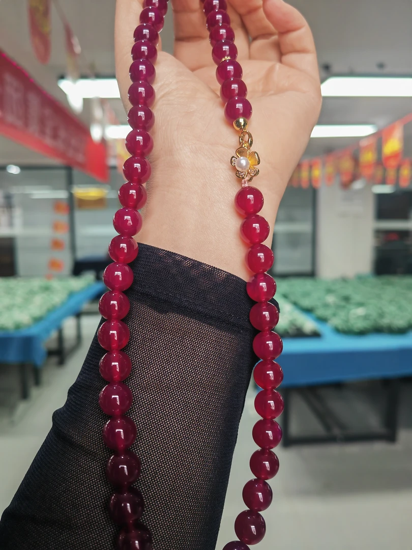 5A级冰川老料紫杉醇项链