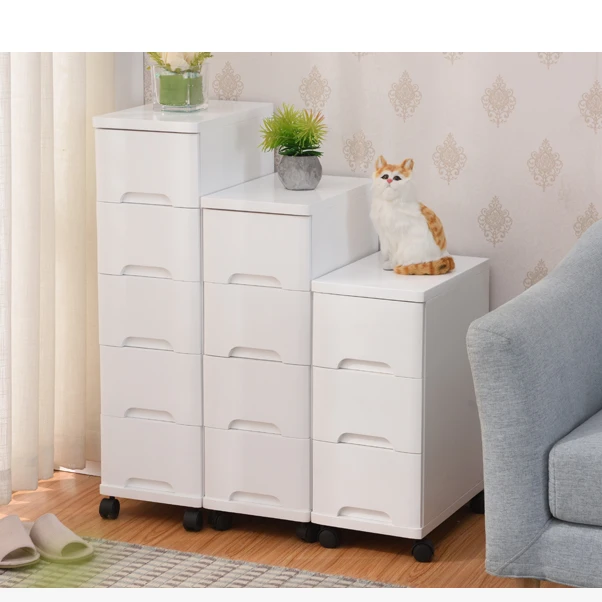 全实木斗柜现代简约客厅抽屉式多功能置物架卧室收纳带轮储物柜子