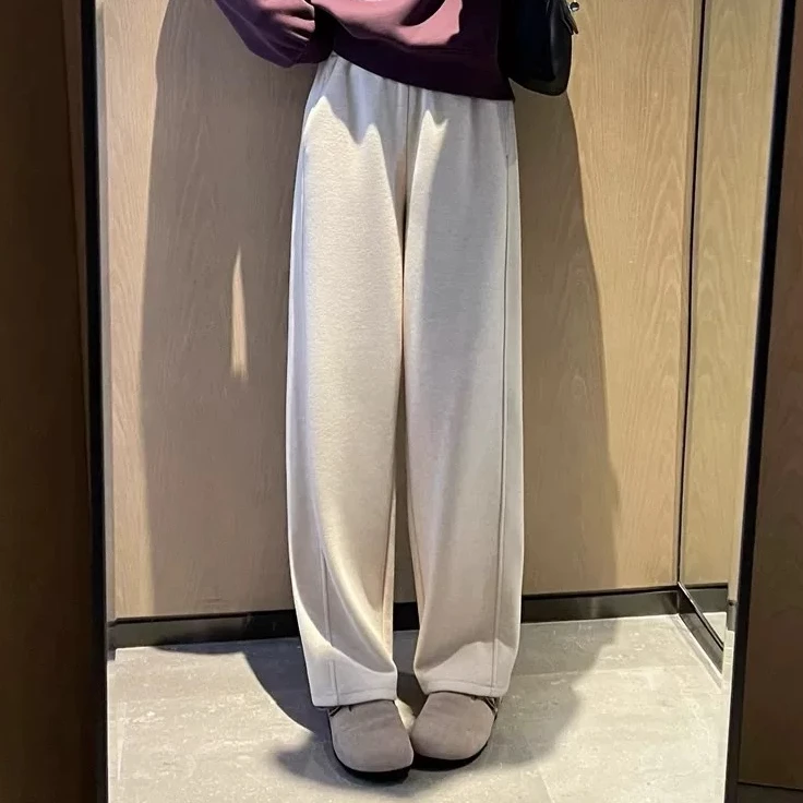 加厚香蕉裤女秋冬显瘦直筒高腰休闲百搭垂感外穿1839