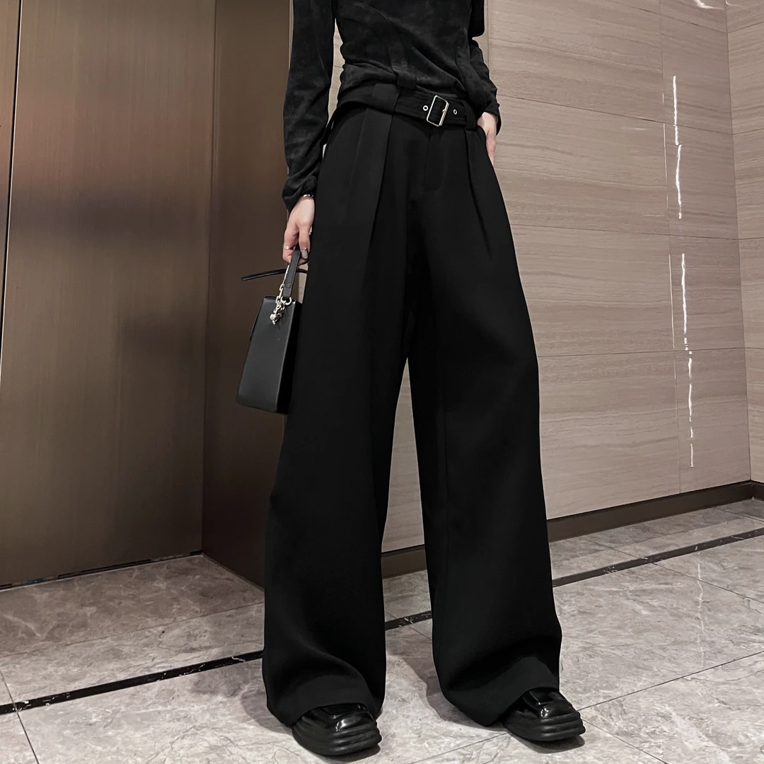 CZ【压谮显瘦】冬两色阔腿裤宽松气质时髦休闲裤