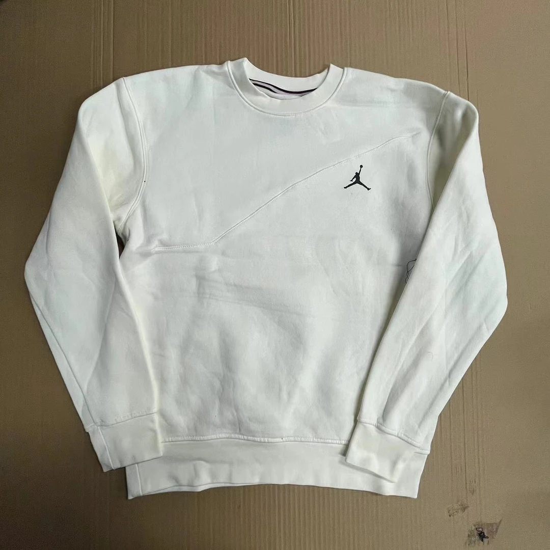 99新/修复款 NIKE 白色运动休闲圆领卫衣套头衫