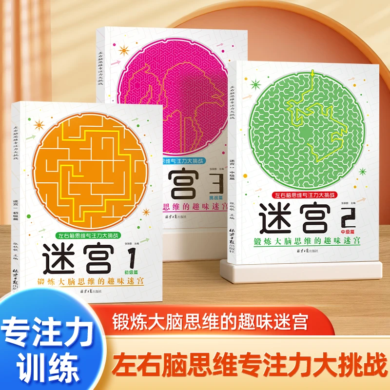 儿童迷宫专注力训练3-10岁左右脑逻辑思维开发注意力益智游戏