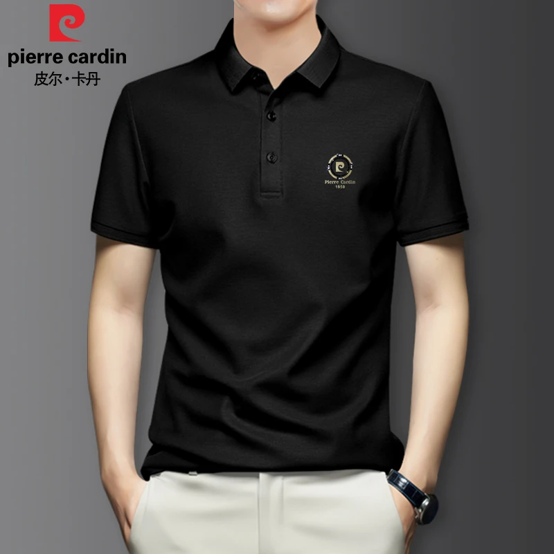 皮尔卡丹POLO衫男短袖夏季透气翻领男士体恤商务休闲上衣PE230