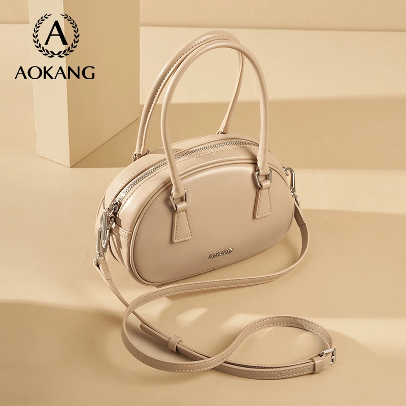 奥康2024新款小香風氣質时尚白色简约ins洋氣小總女士單肩包-3212