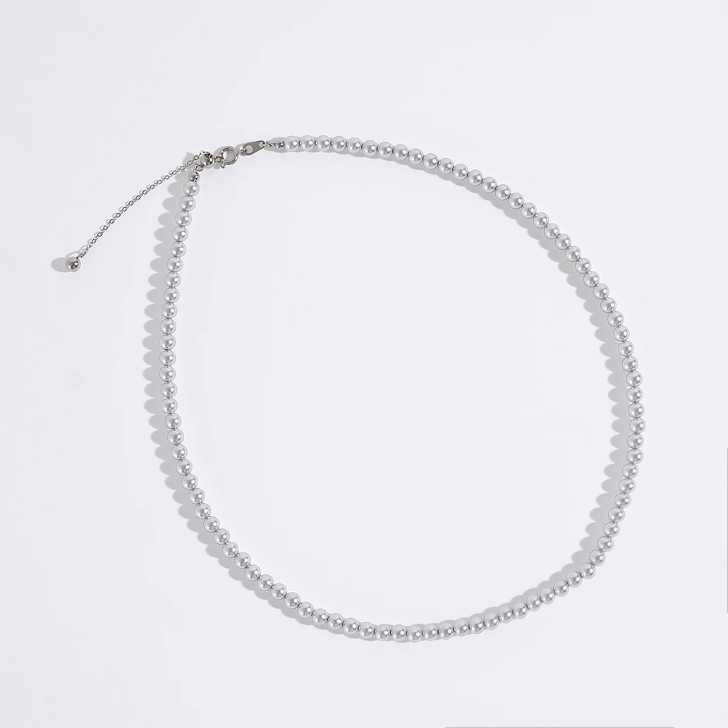 铜仿珍珠项链 琉璃珍珠项链SXM102317