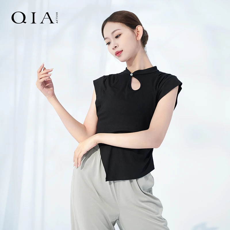 琪亚现代舞练功服成人女春夏中国古典舞内搭打底背心舞蹈服装上衣