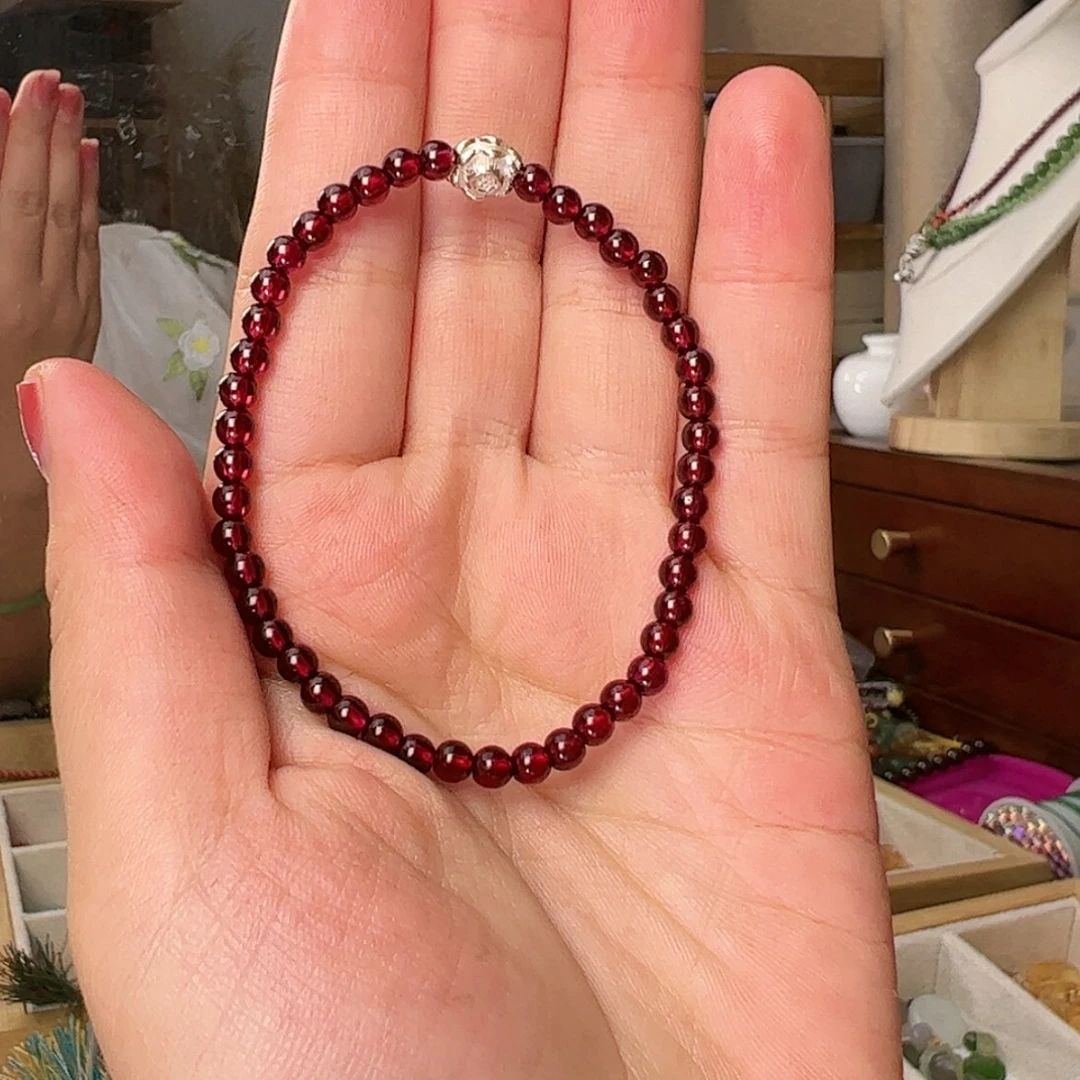 【闪购商品】石榴石手链未镶嵌
