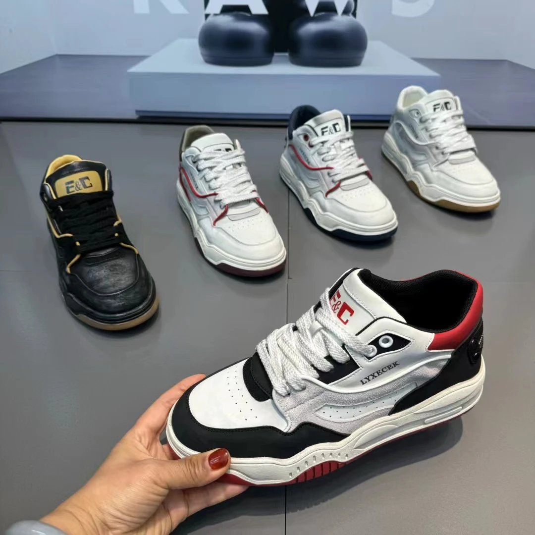 88-392秋季新款韩版时尚叉色休闲鞋轻便百搭潮流运动鞋