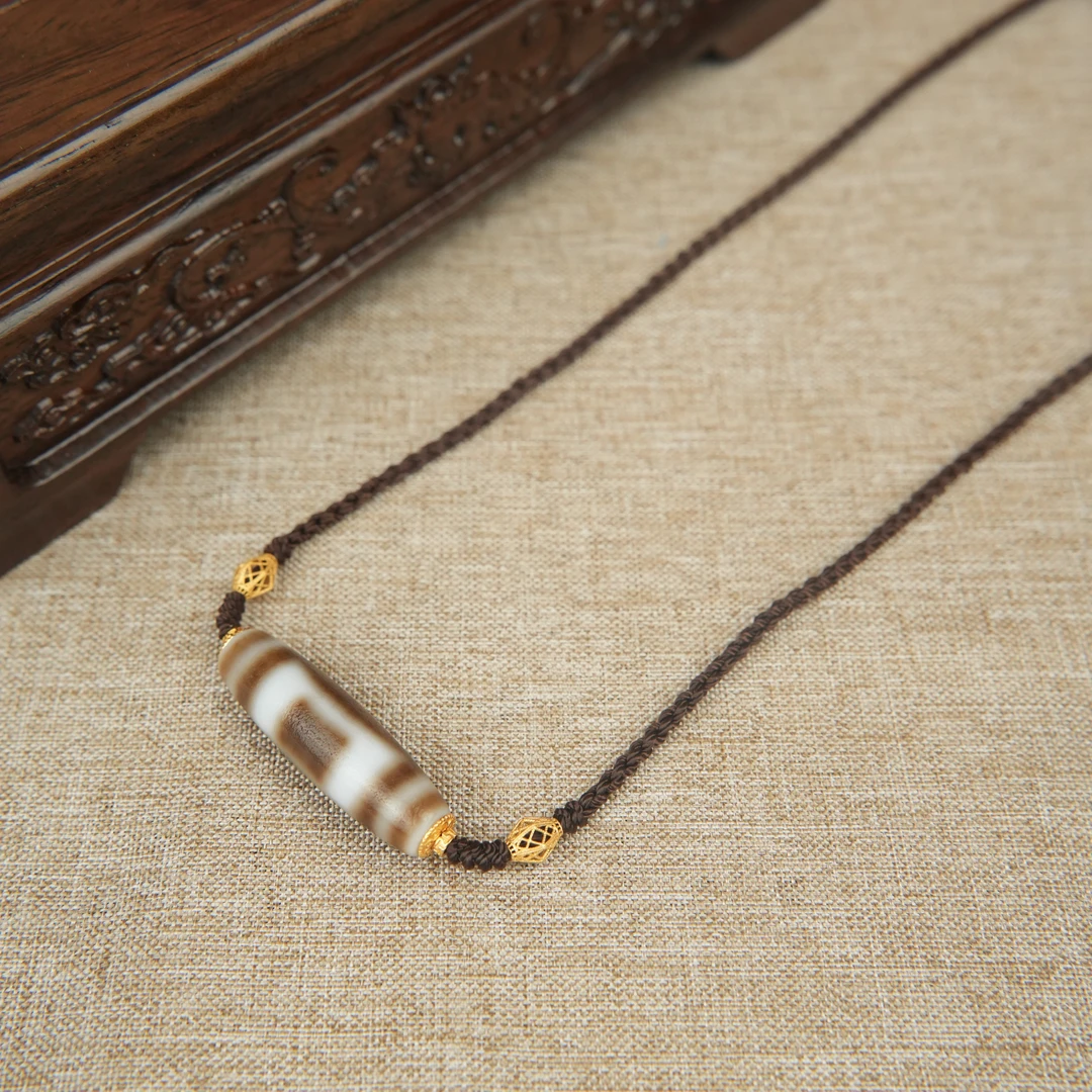 【观澜】s925银镀金/玛瑙珠珠项链 吊坠 多样性发 558