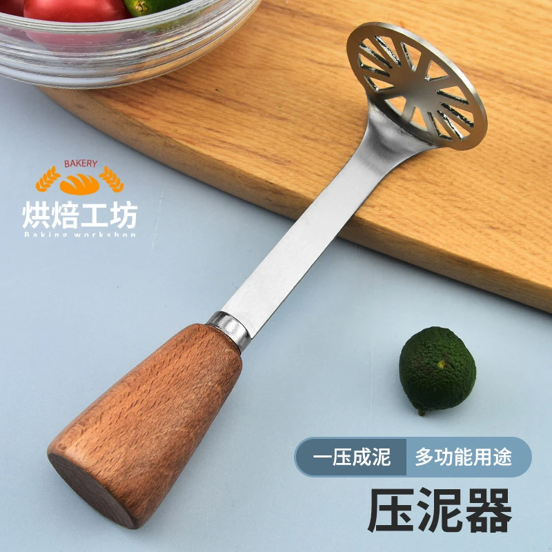加厚不锈钢家用压薯器手工土豆泥压泥器紫薯山药南瓜压手动捣泥器