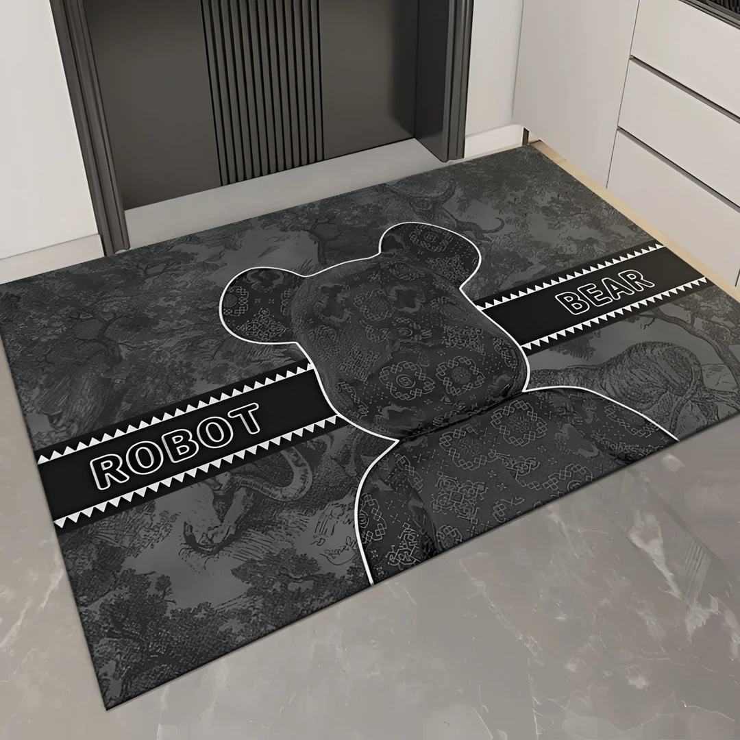 【活动冲量】暴力熊入户硅藻泥地毯吸水防滑垫耐脏家用地垫玄关脚垫