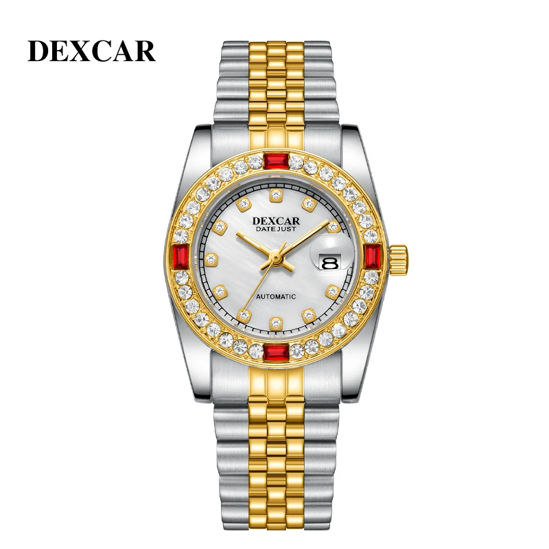 【齐哥专属】DEXCAR/度卡女款轻奢气质百搭手表镶嵌-DKS8013
