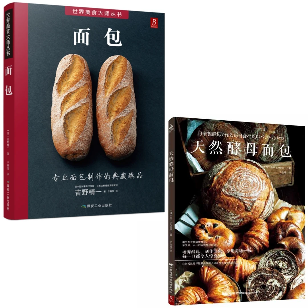 BOOKLINK/书中缘面包+天然酵母面包 日本面包师基础教程