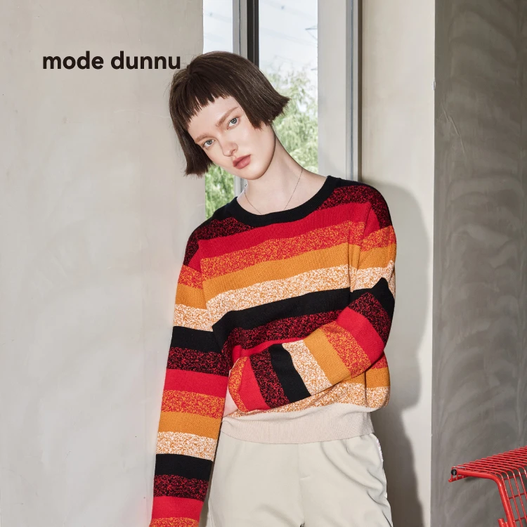 毛针织衫夜幕霞光针织NT572102