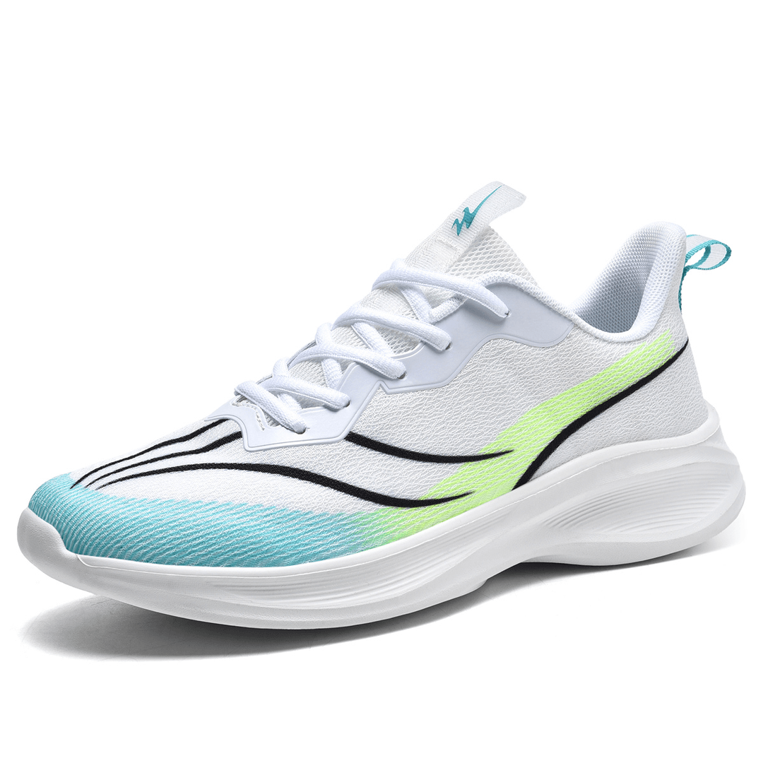 双星八特男士女士夏季透气软底春季防滑跑鞋网面轻便减震跑步鞋