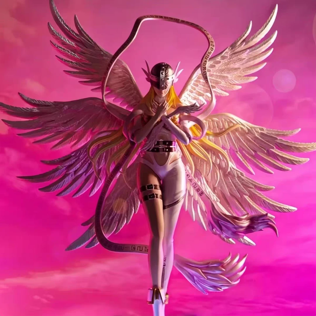 【全款现货】 数码宝贝 天使兽 天女兽 可发光 祖国版手办