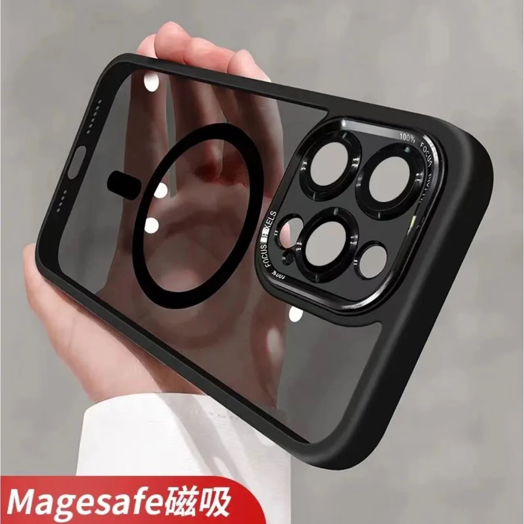 适用苹果16/15/14/13/12/11硅胶内置强磁吸iphone14promax手机壳