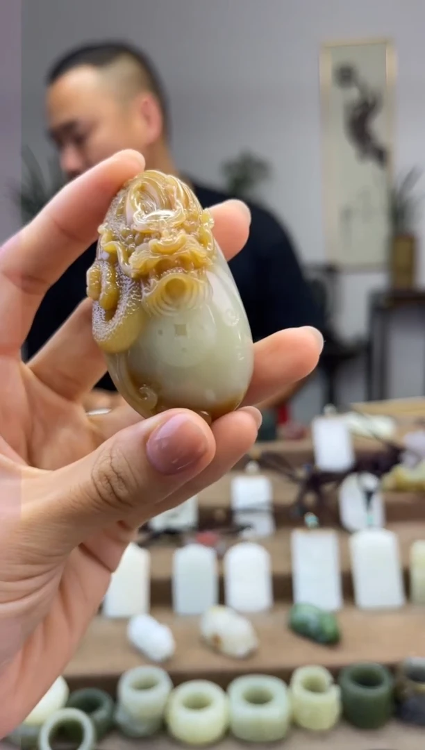 【闪购商品】和田玉挂件未镶嵌1