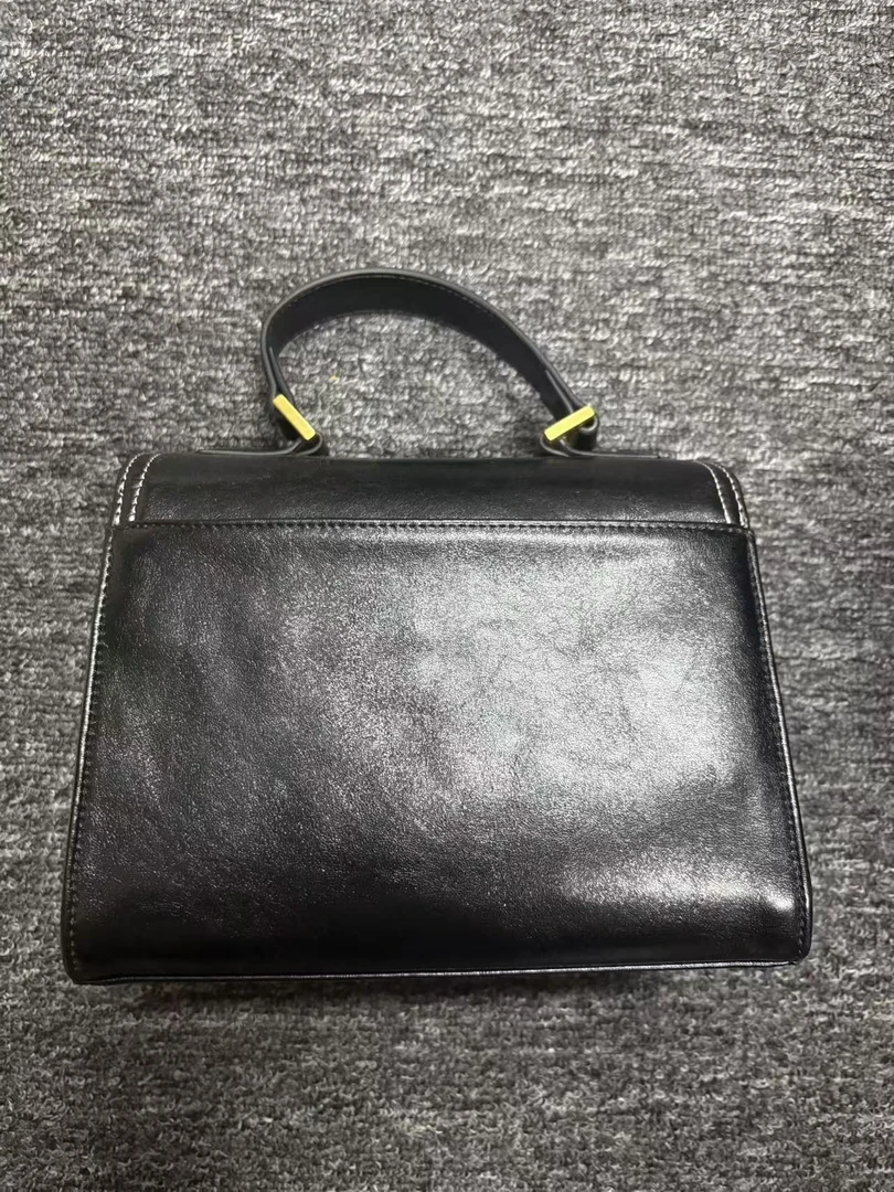 SMVP真皮包 斜跨包 10712 黑色