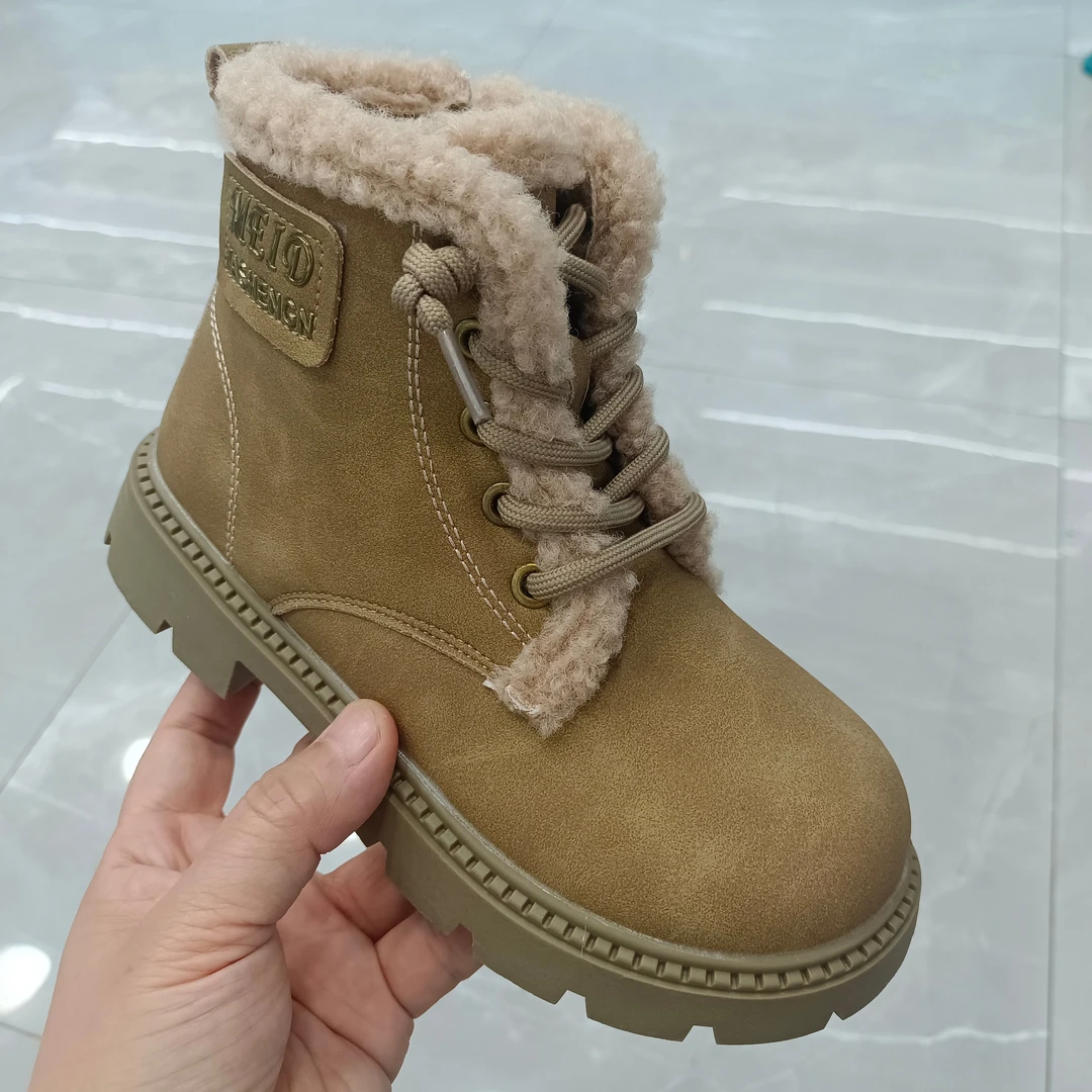 新疆仓发货 冬季大棉保暖防滑马丁靴1818