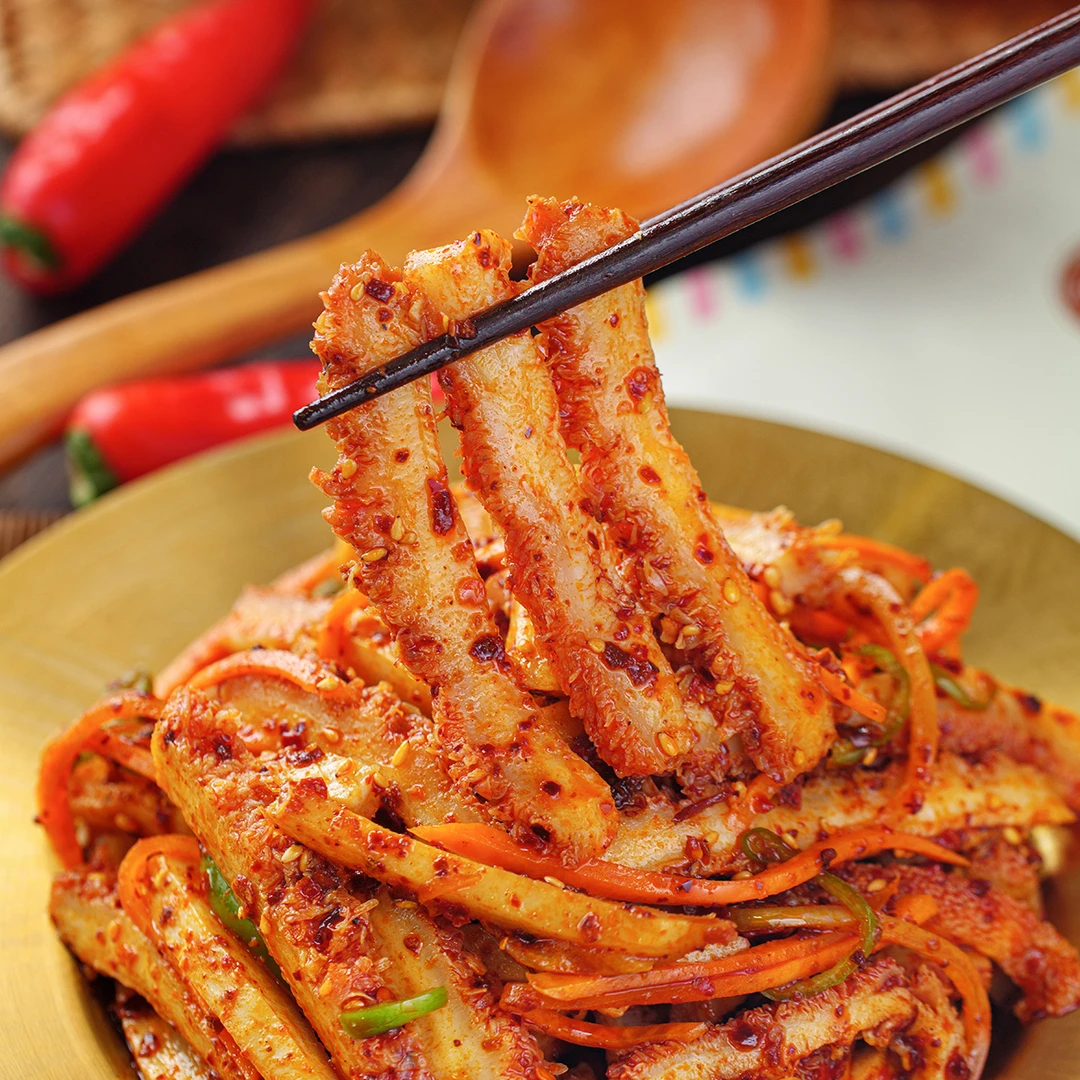 锦花的大头梨（拌牛肚）「酸甜微辣」