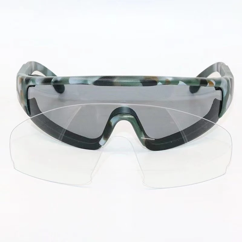 护目镜 防风沙 紫外线防护墨镜 双镜片骑行风镜