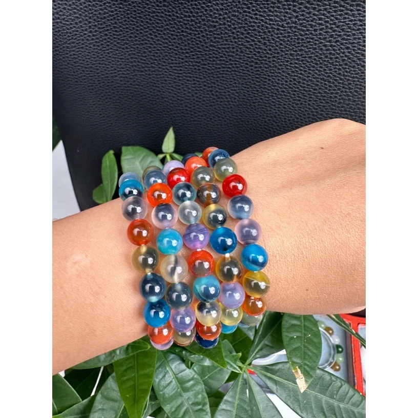 A44龙胆玛瑙多宝长链6mm