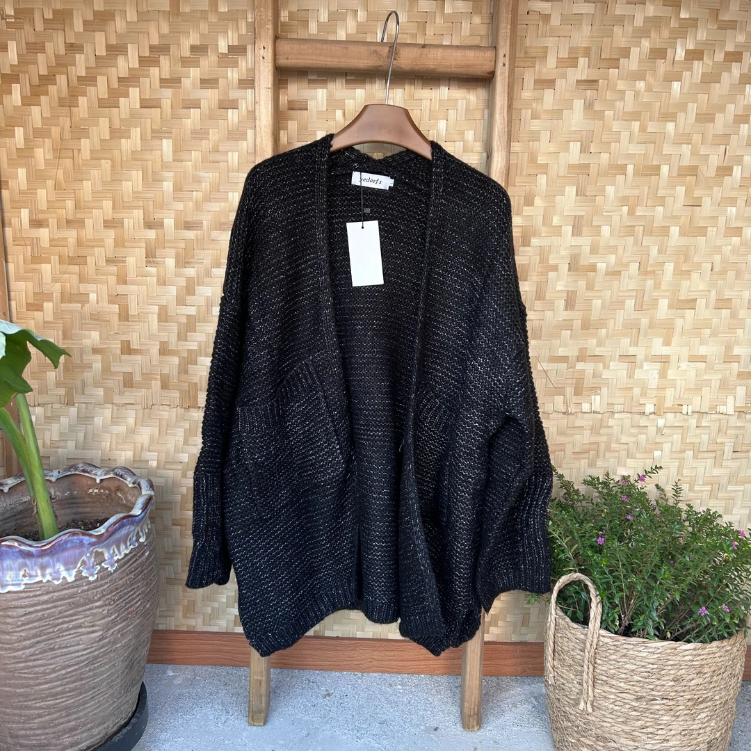 【A003】2024女士新款毛衣开衫秋冬厚毛衣开衫外套